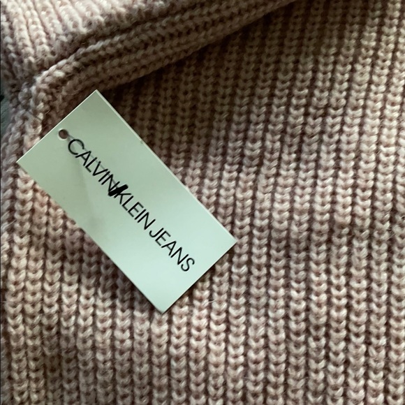 Calvin Klein Jeans Pink Funnel Neck Collar Sweater - Picture 8 of 9